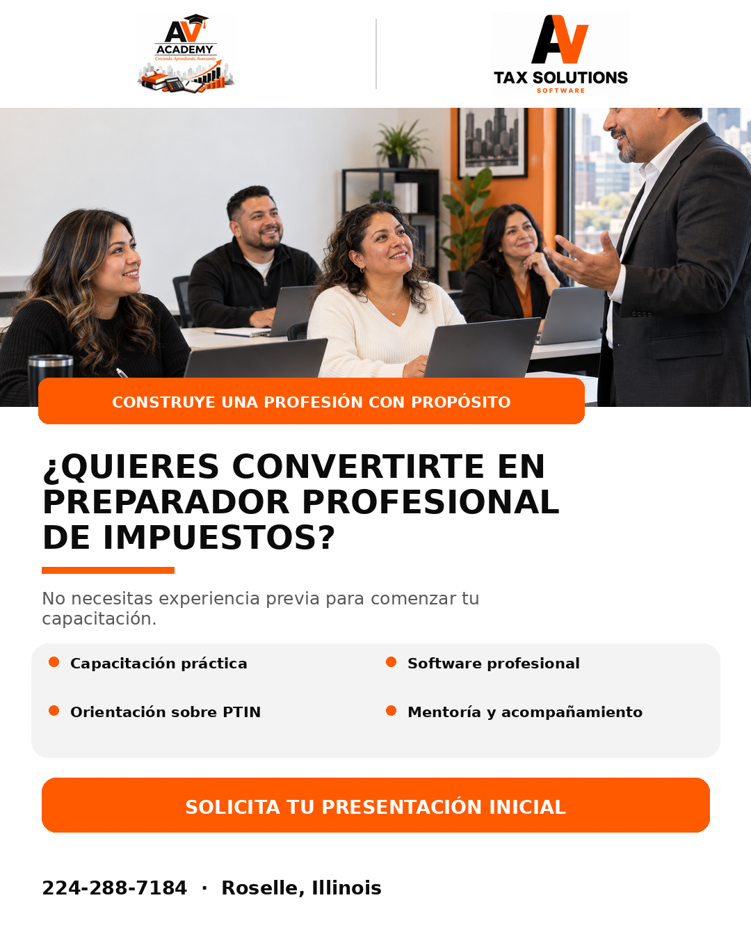Conviértete en preparador profesional